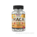 Suplemento de maca orgânico Men resistência cápsulas de raiz da maca